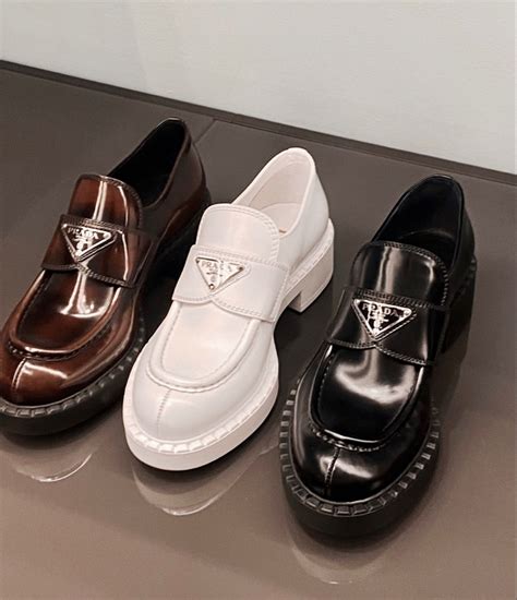 prada loafer on feet|Prada loafers reviews.